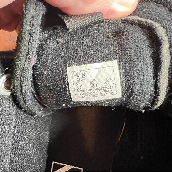 VANS Filmore HI Vansguard Suede black/red plaid Junior Sneakers Sz- Youth 6.5 - Picture 7 of 7